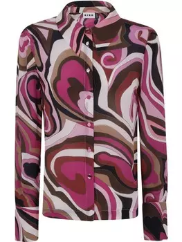 Rixo рубашка Havan Marble, розовый