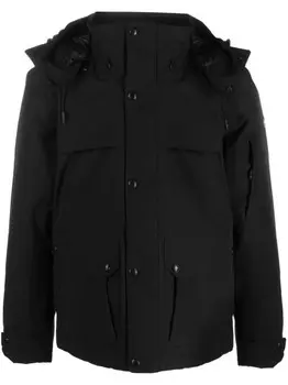 RLX Ralph Lauren куртка Rhodes с капюшоном и нашивкой-логотипом, черный
