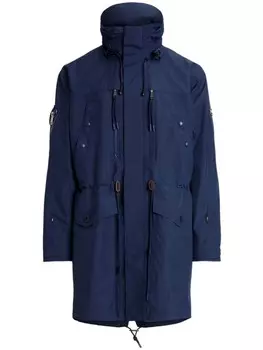 RLX Ralph Lauren парка на молнии с потайным капюшоном, синий
