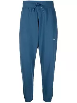 RLX Ralph Lauren спортивные брюки с вышитым логотипом, синий