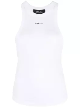 RLX Ralph Lauren спортивный топ с логотипом, белый
