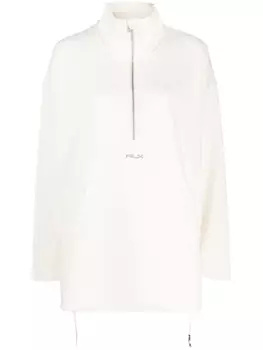 RLX Ralph Lauren толстовка оверсайз на молнии, нейтральный цвет