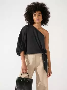 Ro&Zo Топ на одно плечо, черный