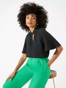 Ro&Zo Топ с вырезом-капелькой, черный