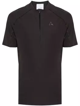 ROA футболка на молнии с логотипом, черный