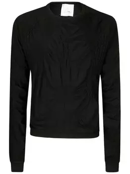 ROA футболка с рюшами, черный