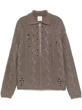 ROA свитер на молнии, серый