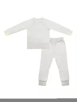 Roarsome комплект из рубашки и брюк в рубчик, белый