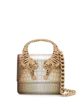 Roberto Cavalli маленькая сумка на плечо Roar, золотистый