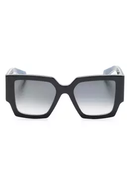 Roberto Cavalli солнцезащитные очки в квадратной оправе, синий