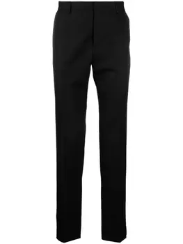 Roberto Cavalli узкие брюки строгого кроя, черный