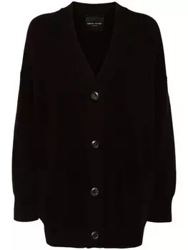 Roberto Collina кардиган из мериносовой шерсти, коричневый