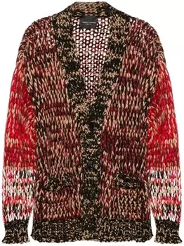 Roberto Collina кардиган крупной вязки, черный