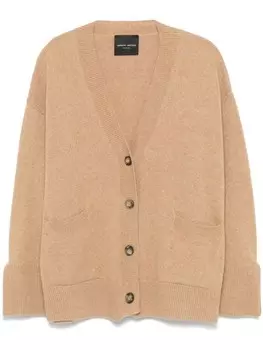 Roberto Collina кардиган с V-образным вырезом, коричневый