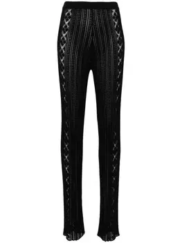 Roberto Collina кружевные брюки, черный