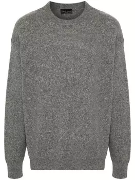 Roberto Collina меланжевый свитер, серый