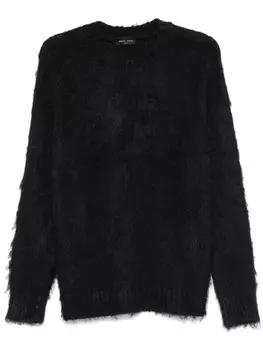 Roberto Collina начесанный свитер, черный