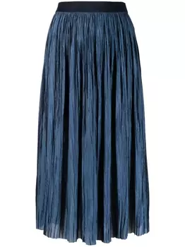 Roberto Collina плиссированная юбка, синий