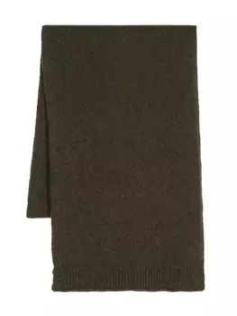 Roberto Collina прямоугольный шарф, зеленый