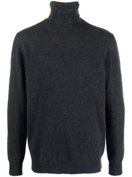 Roberto Collina roll-neck cashmere jumper, серый