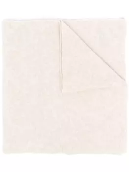 Roberto Collina шарф тонкой вязки, нейтральный цвет