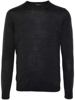 Roberto Collina шерстяной свитер, серый