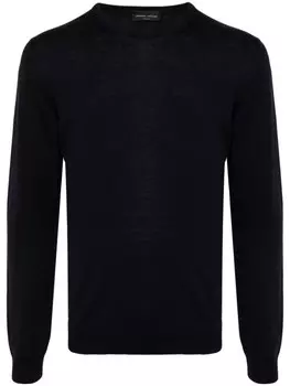 Roberto Collina шерстяной свитер, синий