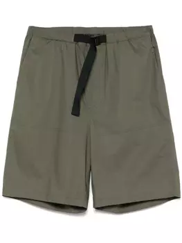 Roberto Collina шорты с поясом, зеленый