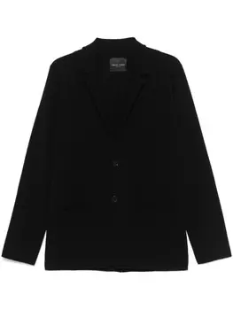 Roberto Collina трикотажный блейзер, черный