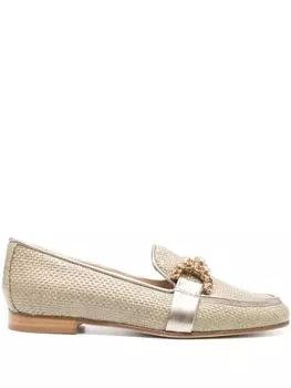 Roberto Festa лоферы Joys из рафии, нейтральный цвет