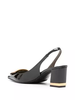 Roberto Festa туфли-лодочки из лакированной кожи 65 мм, черный