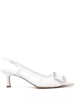 Roberto Festa туфли с декорированной пряжкой, белый