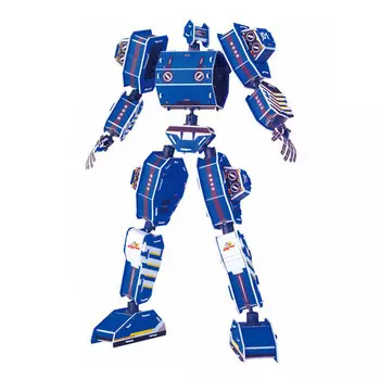 Робот Синий 3D-пазл из пенопласта HABARRI