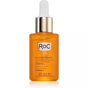 RoC Multi Correxion Revive + Glow осветляющая сыворотка с витамином С для лица и шеи 30 мл