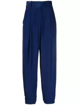 Rochas брюки с завышенной талией, синий