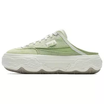 ROCK Canvas Shoes Womens Low-top Margarita Green/White Fila