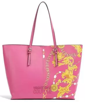 Rock Cut Шоппер искусственная кожа Versace Jeans Couture, розовый
