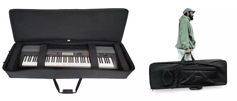 Rockville BEST BAG 88 Key Мягкий жесткий прочный чехол для клавиатуры + вставка из пеноматериала