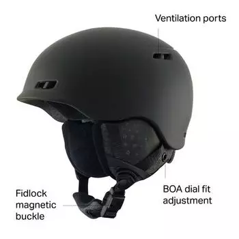 Родан Шлем Anon, черный