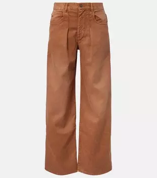 Rodaynaga джинсы с высокой талией и широкими штанинами Isabel Marant, Ochre