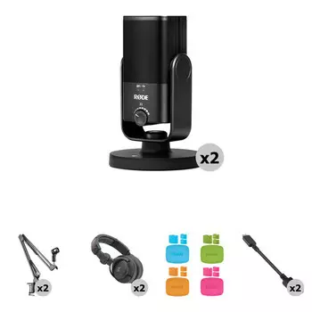 RODE NT-USB Mini для Записи подкастов на 2 персоны
