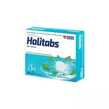 Rodzina Zdrowia, Halitabs, Свежее дыхание, 20 пастилок