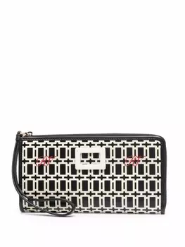 Roger Vivier кошелек Grand Vivier Zipped, черный