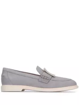 Roger Vivier летние мокасины Viv' Ranger, серый