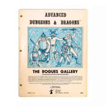 Rogues Gallery (3rd Printing), Advanced Dungeons & Dragons (1st Edition) - Core Books, Box Sets & Miscellaneous, мягкая обложка
