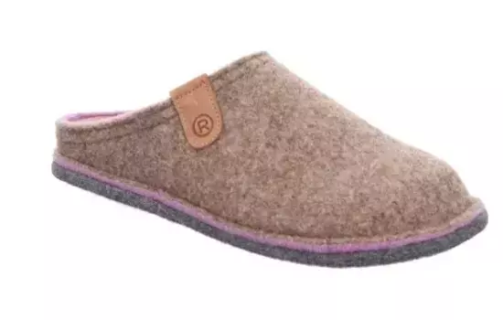 Rohde тапочки "LUCCA", сабо, тапочки, домашние тапочки в пестром виде, цвет Hellbraun-Meliert