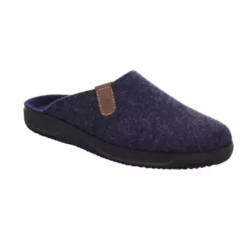 Rohde тапочки "SOLTAU-H", тапочки, тапочки, сабо с этикеткой сбоку, цвет Ocean-Meliert