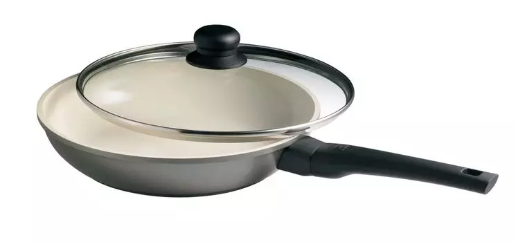 ROHE Germany Visiona алюминиевый сотейник, 28 см, с керамическим покрытием, со стеклянной крышкой