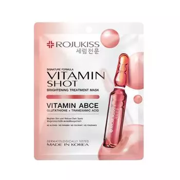 Rojukiss Осветляющая лечебная маска с витамином Shot, 1 шт, Peach