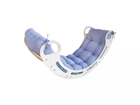 Рокер 100 + Подушка Серая 100 см Babylike